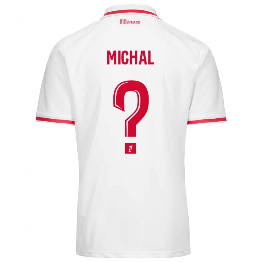 Kinder Lucas Michal #0 Weiß Rot Heimtrikot Trikot 2024/25 T-Shirt Österreich