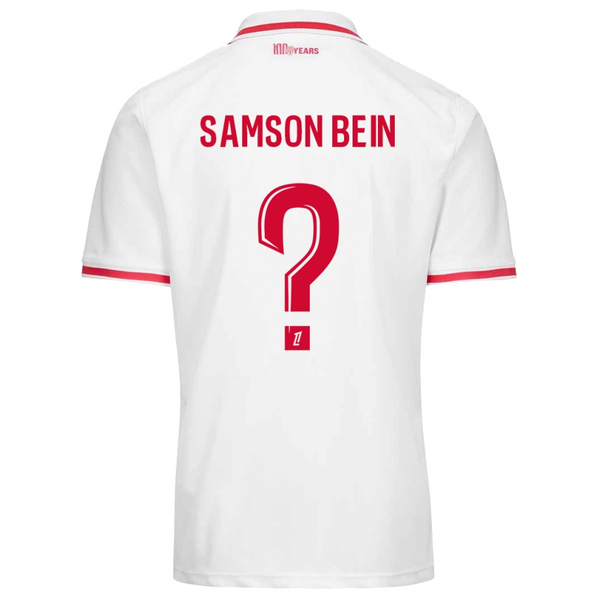 Kinder Sirak Samson Bein #0 Weiß Rot Heimtrikot Trikot 2024/25 T-Shirt Österreich