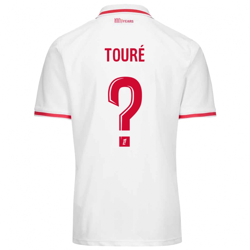 Kinder Ilane Touré #0 Weiß Rot Heimtrikot Trikot 2024/25 T-Shirt Österreich