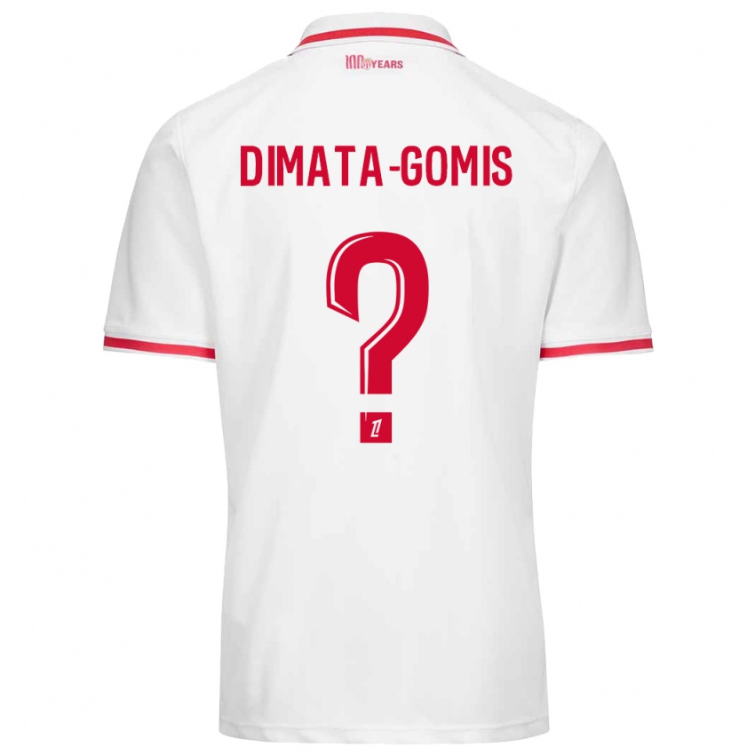 Kinder Kamron Dimata-Gomis #0 Weiß Rot Heimtrikot Trikot 2024/25 T-Shirt Österreich