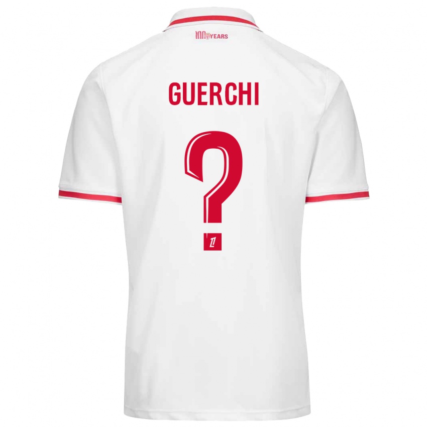 Kinder Wassim Guerchi #0 Weiß Rot Heimtrikot Trikot 2024/25 T-Shirt Österreich