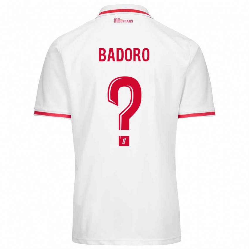 Kinder Chaihane Badoro #0 Weiß Rot Heimtrikot Trikot 2024/25 T-Shirt Österreich