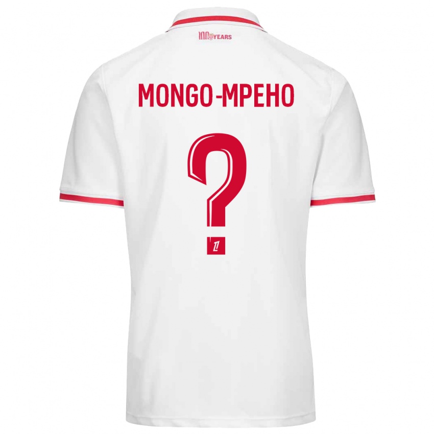 Kinder Djordan Mongo-Mpeho #0 Weiß Rot Heimtrikot Trikot 2024/25 T-Shirt Österreich