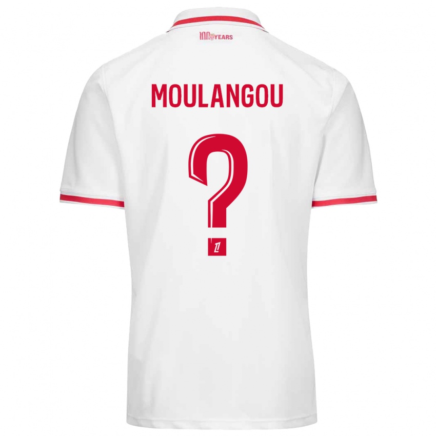 Kinder Kenan Moulangou #0 Weiß Rot Heimtrikot Trikot 2024/25 T-Shirt Österreich