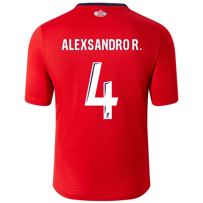 Kinder Alexsandro #4 Rot Weiß Heimtrikot Trikot 2024/25 T-Shirt Österreich