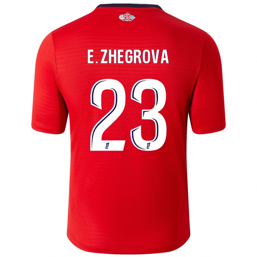 Kinder Edon Zhegrova #23 Rot Weiß Heimtrikot Trikot 2024/25 T-Shirt Österreich