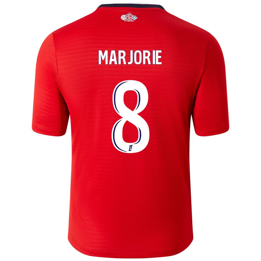 Kinder Marjorie #8 Rot Weiß Heimtrikot Trikot 2024/25 T-Shirt Österreich