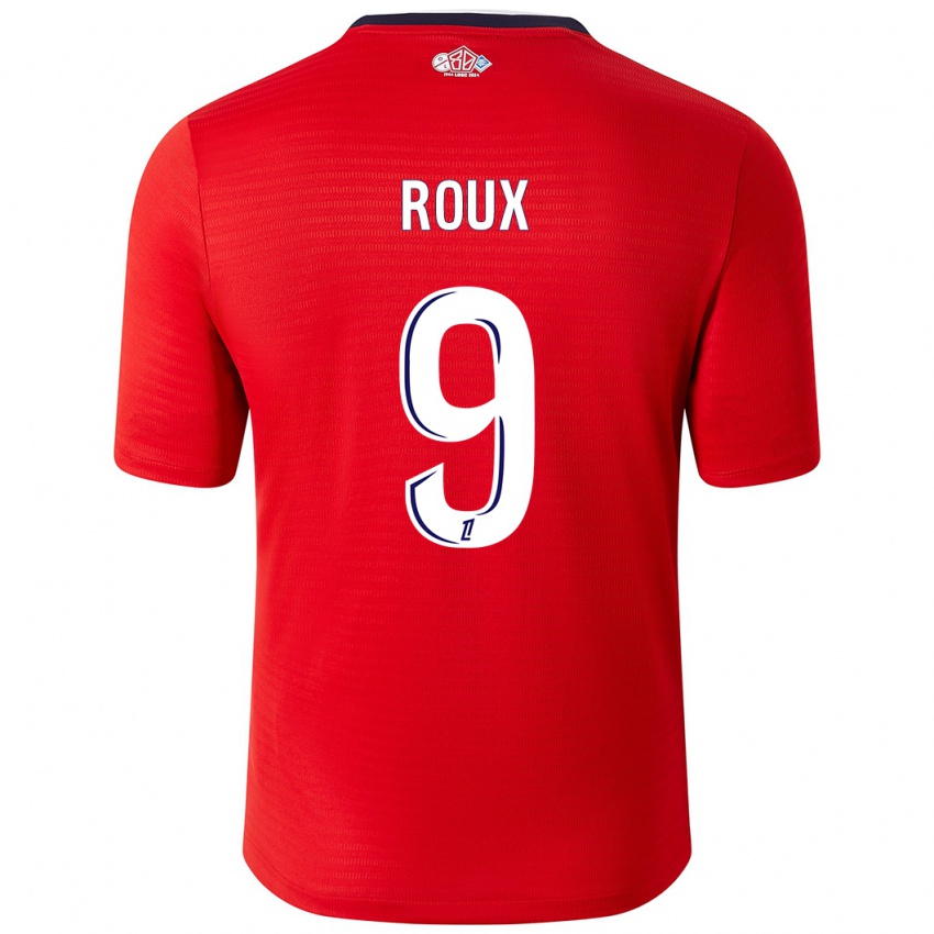 Kinder Danielle Roux #9 Rot Weiß Heimtrikot Trikot 2024/25 T-Shirt Österreich