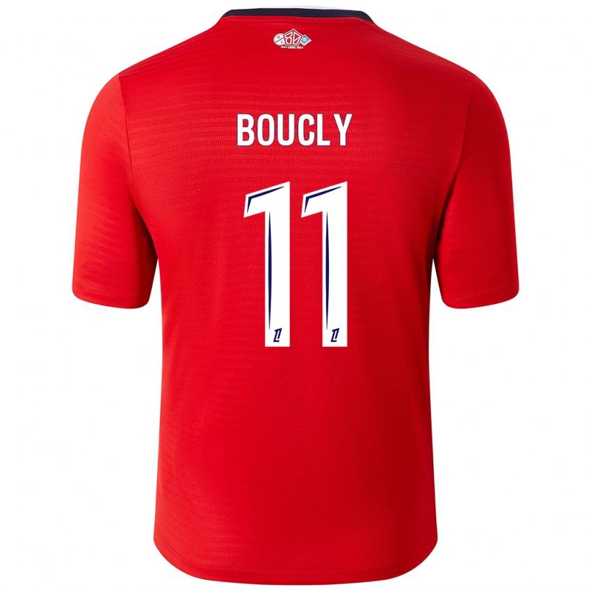 Kinder Maïté Boucly #11 Rot Weiß Heimtrikot Trikot 2024/25 T-Shirt Österreich