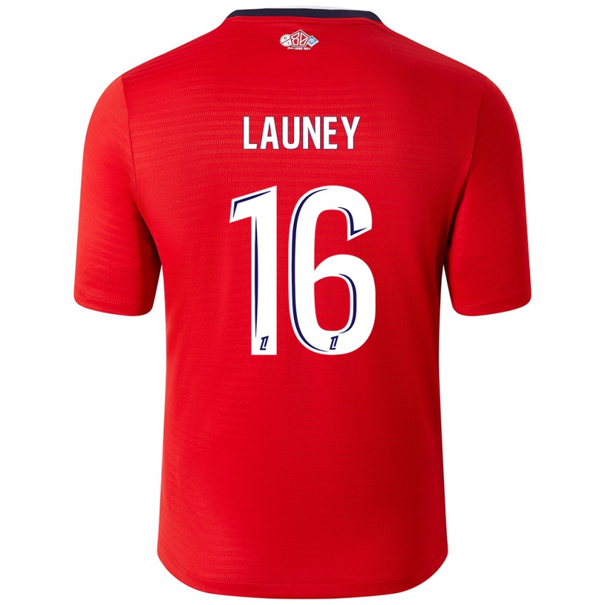 Kinder Elisa Launey #16 Rot Weiß Heimtrikot Trikot 2024/25 T-Shirt Österreich