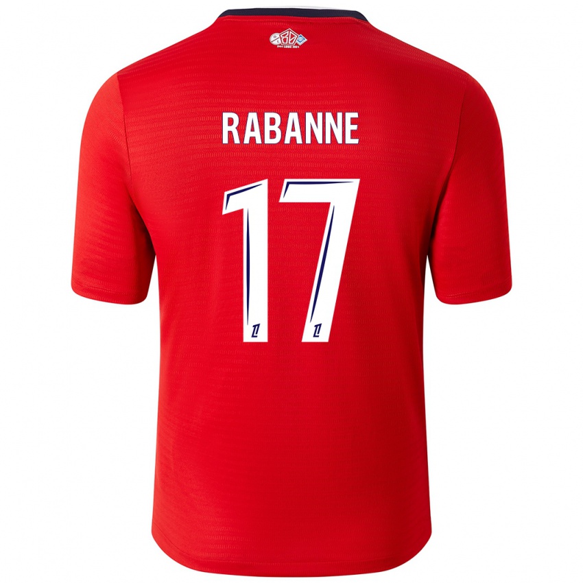 Kinder Julie Rabanne #17 Rot Weiß Heimtrikot Trikot 2024/25 T-Shirt Österreich