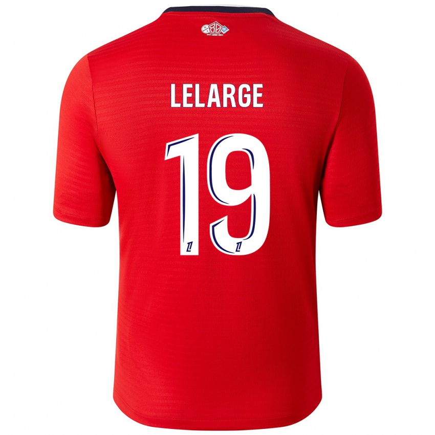 Kinder Claire Lelarge #19 Rot Weiß Heimtrikot Trikot 2024/25 T-Shirt Österreich