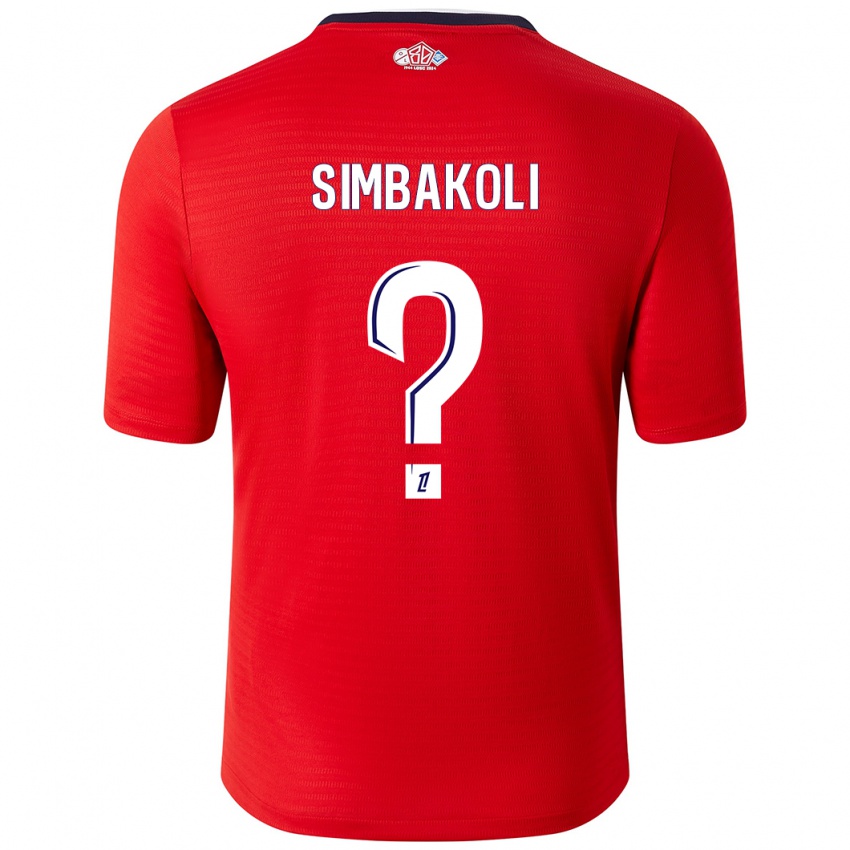 Kinder Mamadou Simbakoli #0 Rot Weiß Heimtrikot Trikot 2024/25 T-Shirt Österreich