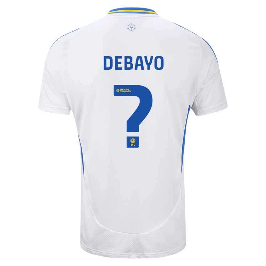 Kinder James Debayo #0 Weiß Blau Heimtrikot Trikot 2024/25 T-Shirt Österreich