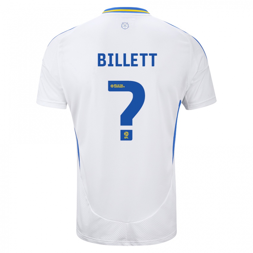 Kinder Joe Billett #0 Weiß Blau Heimtrikot Trikot 2024/25 T-Shirt Österreich