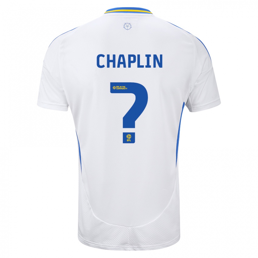 Kinder Rhys Chadwick-Chaplin #0 Weiß Blau Heimtrikot Trikot 2024/25 T-Shirt Österreich