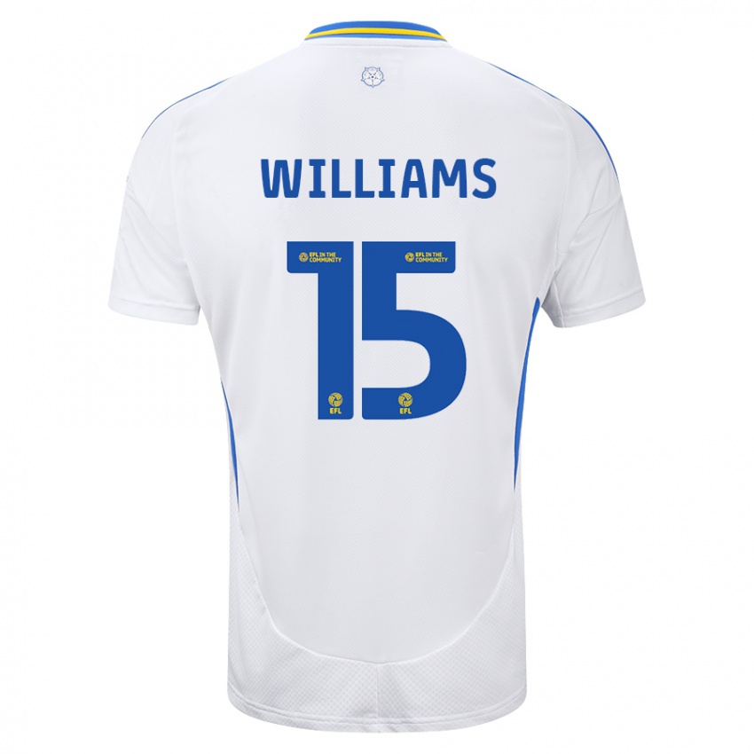 Kinder Paige Williams #15 Weiß Blau Heimtrikot Trikot 2024/25 T-Shirt Österreich