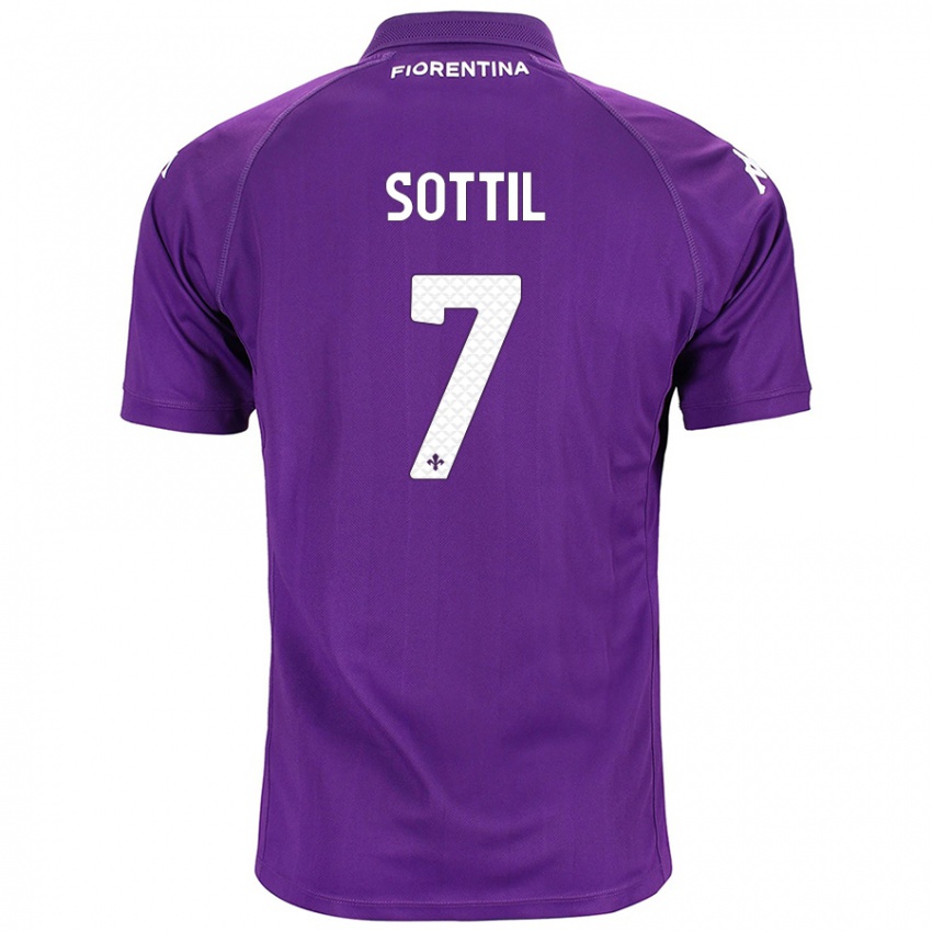 Kinder Riccardo Sottil #7 Violett Heimtrikot Trikot 2024/25 T-Shirt Österreich