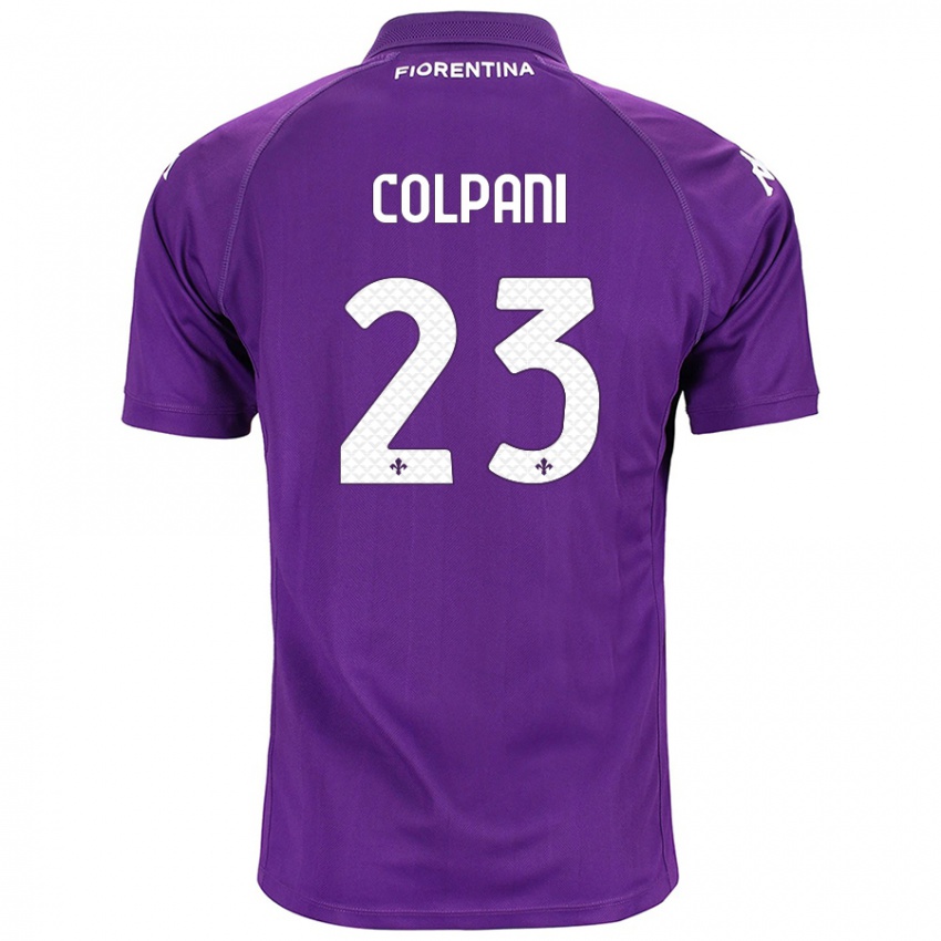 Kinder Andrea Colpani #23 Violett Heimtrikot Trikot 2024/25 T-Shirt Österreich