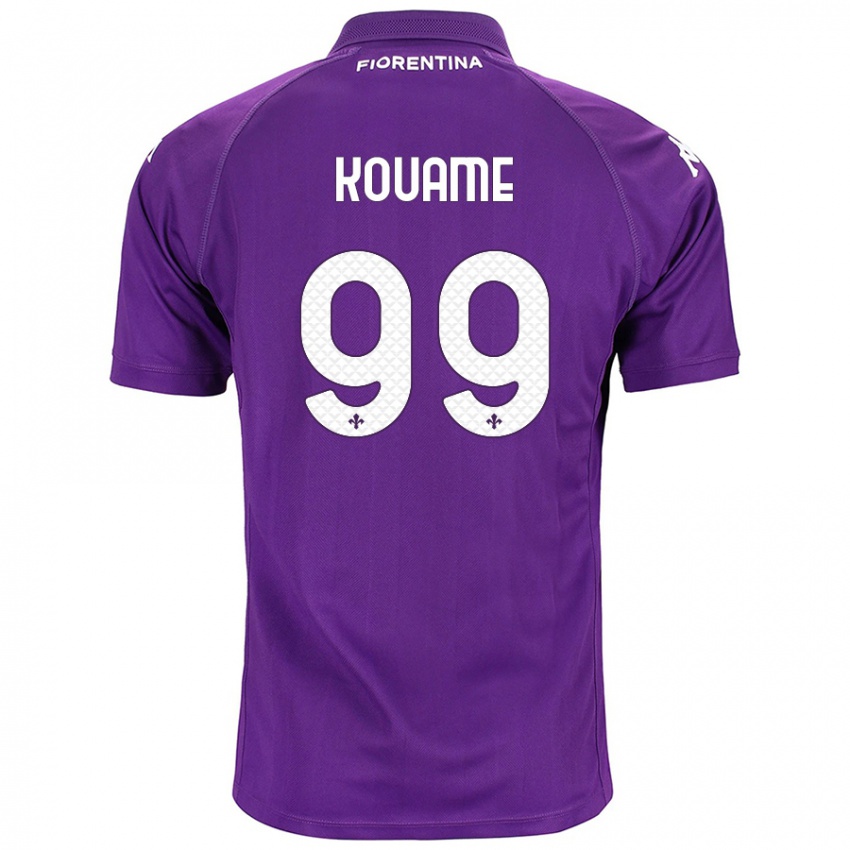 Kinder Christian Kouamé #99 Violett Heimtrikot Trikot 2024/25 T-Shirt Österreich