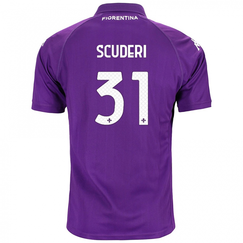 Kinder Giulio Scuderi #31 Violett Heimtrikot Trikot 2024/25 T-Shirt Österreich