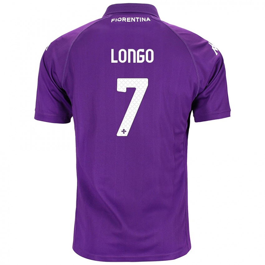 Kinder Miriam Longo #7 Violett Heimtrikot Trikot 2024/25 T-Shirt Österreich