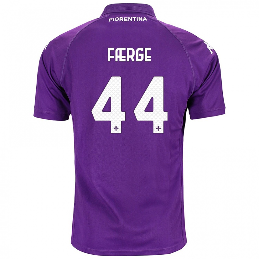 Kinder Emma Færge #44 Violett Heimtrikot Trikot 2024/25 T-Shirt Österreich