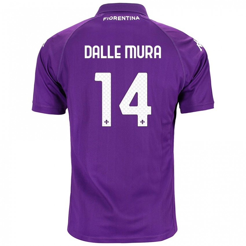 Kinder Christian Dalle Mura #14 Violett Heimtrikot Trikot 2024/25 T-Shirt Österreich