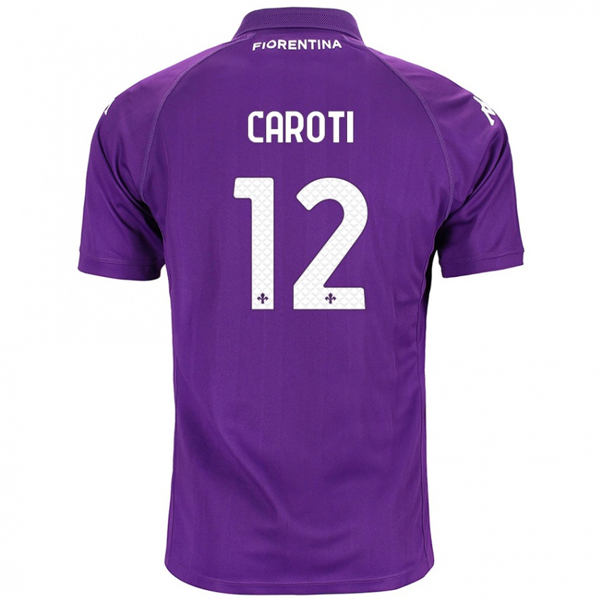 Kinder Filippo Caroti #12 Violett Heimtrikot Trikot 2024/25 T-Shirt Österreich