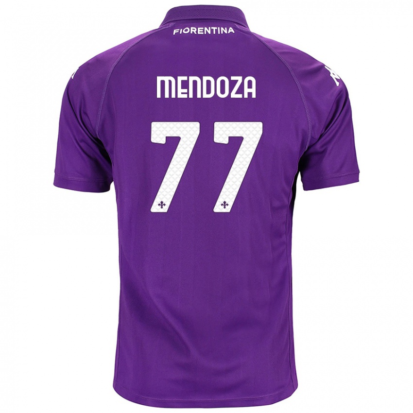 Kinder William Mendoza #77 Violett Heimtrikot Trikot 2024/25 T-Shirt Österreich