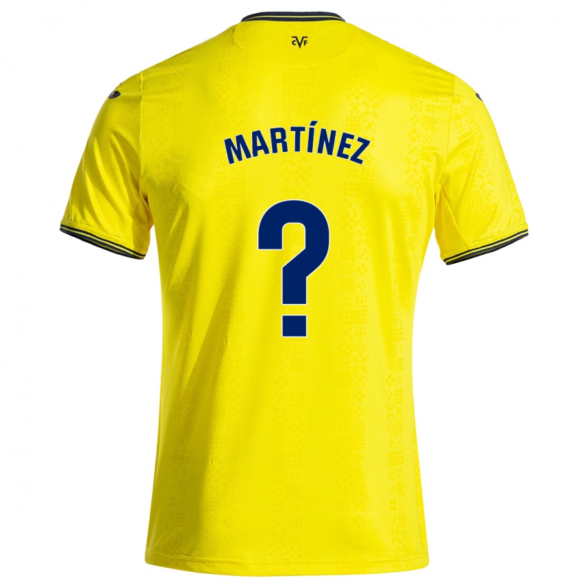 Kinder Enric Martínez #0 Gelb Schwarz Heimtrikot Trikot 2024/25 T-Shirt Österreich