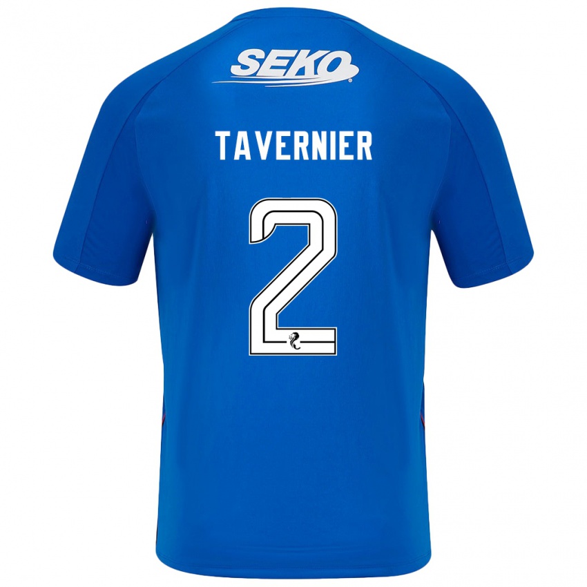 Kinder James Tavernier #2 Dunkelblau Heimtrikot Trikot 2024/25 T-Shirt Österreich