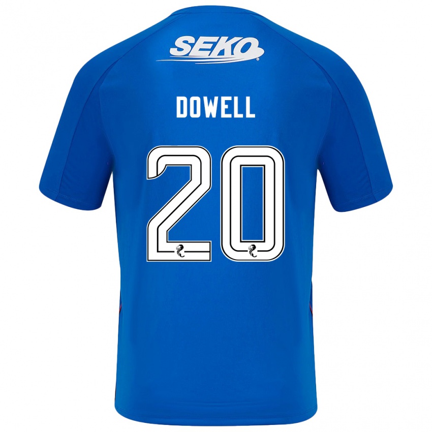 Kinder Kieran Dowell #20 Dunkelblau Heimtrikot Trikot 2024/25 T-Shirt Österreich