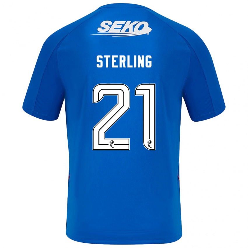 Kinder Dujon Sterling #21 Dunkelblau Heimtrikot Trikot 2024/25 T-Shirt Österreich