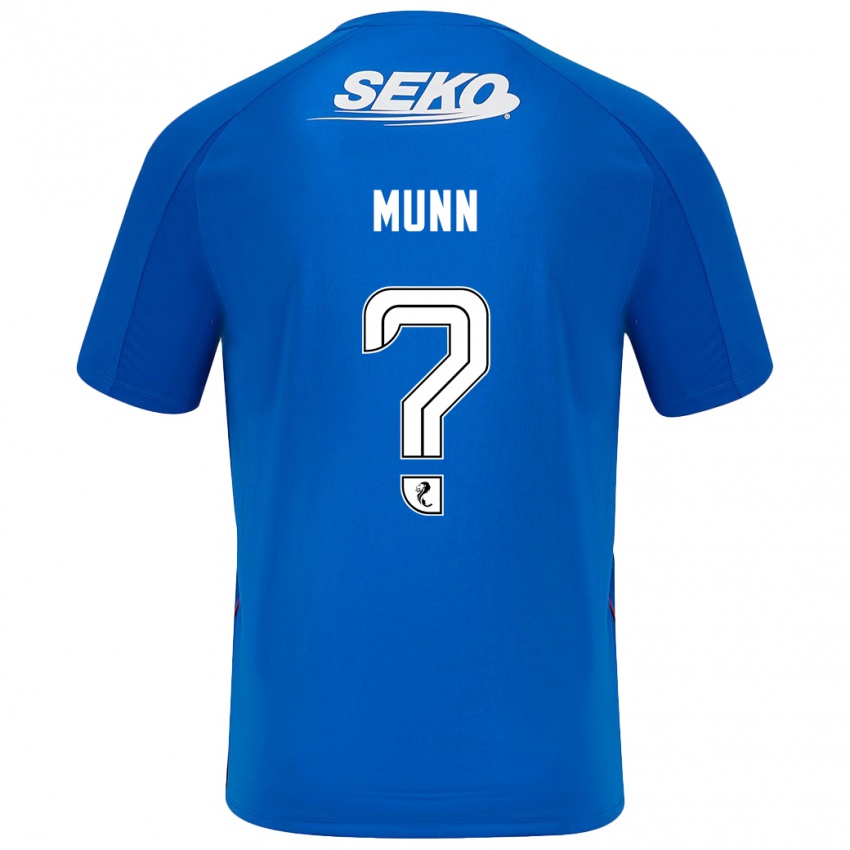 Kinder Mason Munn #0 Dunkelblau Heimtrikot Trikot 2024/25 T-Shirt Österreich