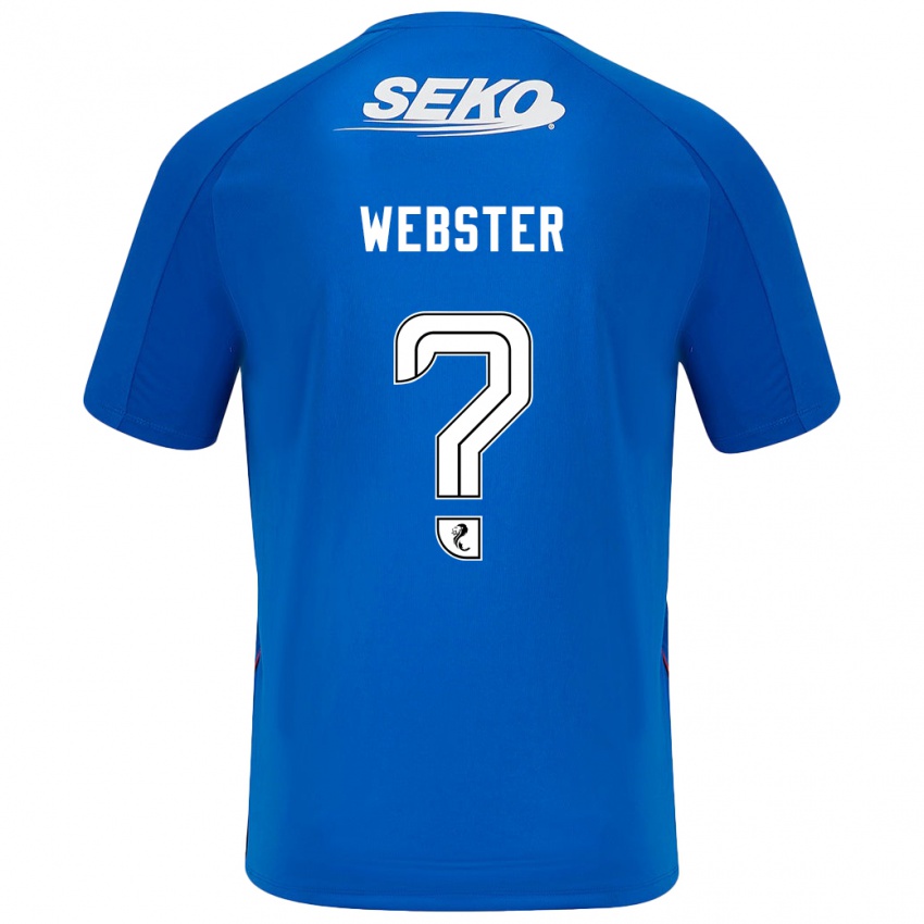 Kinder Kristian Webster #0 Dunkelblau Heimtrikot Trikot 2024/25 T-Shirt Österreich