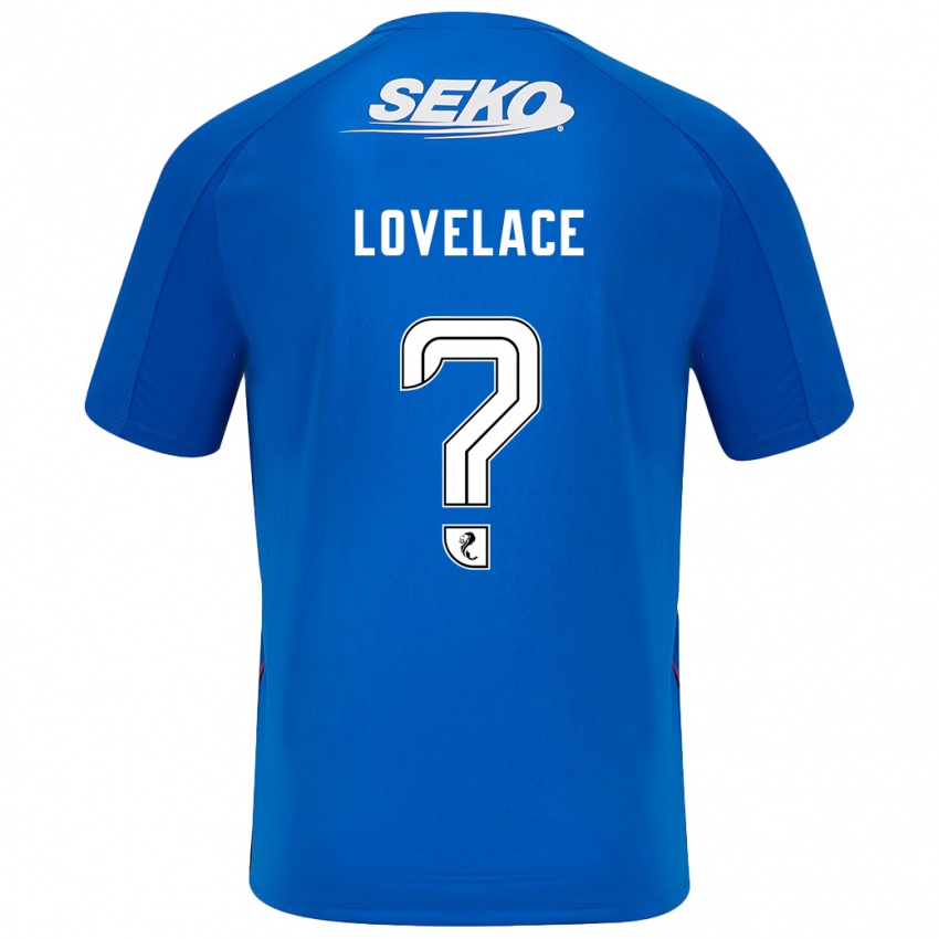 Kinder Zak Lovelace #0 Dunkelblau Heimtrikot Trikot 2024/25 T-Shirt Österreich