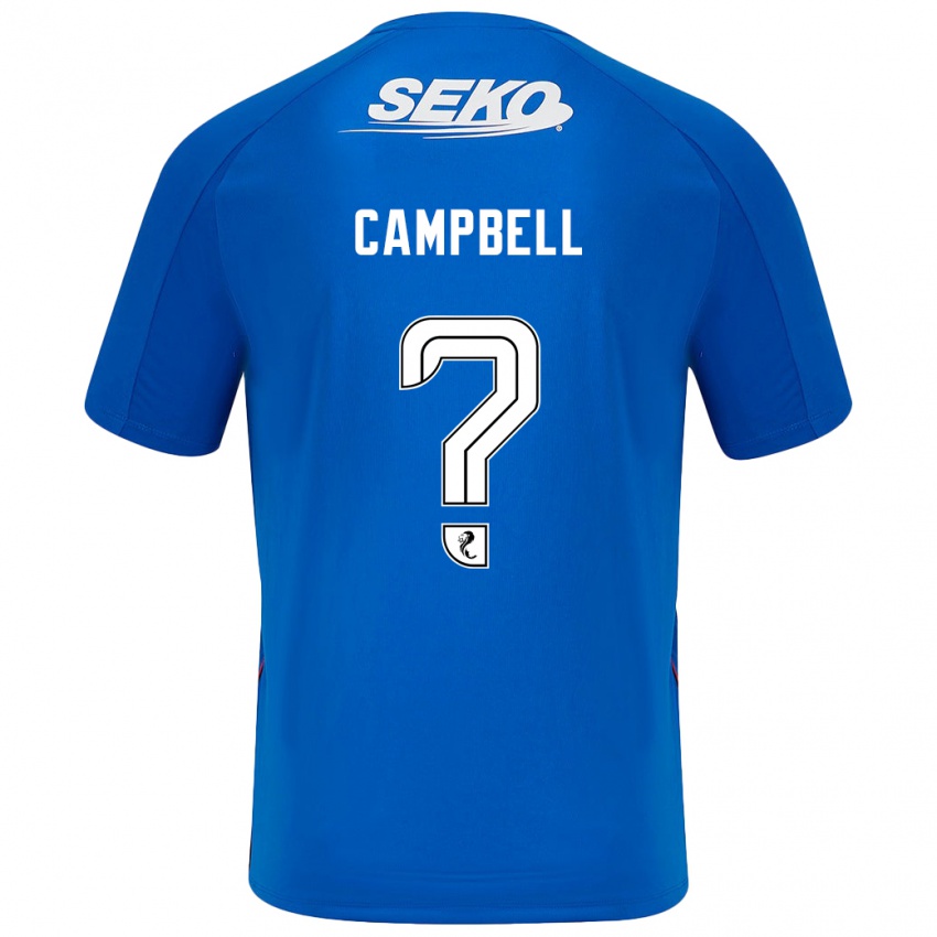 Kinder Connor Campbell #0 Dunkelblau Heimtrikot Trikot 2024/25 T-Shirt Österreich