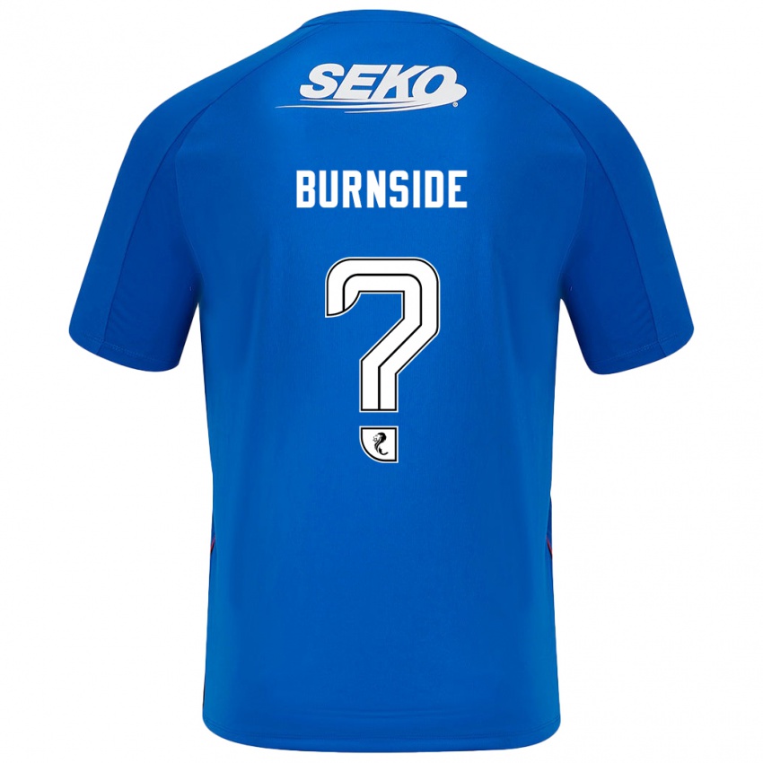 Kinder Callum Burnside #0 Dunkelblau Heimtrikot Trikot 2024/25 T-Shirt Österreich