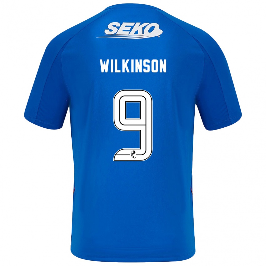 Kinder Katie Wilkinson #9 Dunkelblau Heimtrikot Trikot 2024/25 T-Shirt Österreich