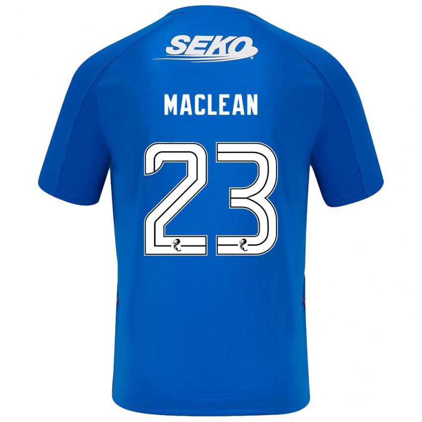 Kinder Kirsty Maclean #23 Dunkelblau Heimtrikot Trikot 2024/25 T-Shirt Österreich