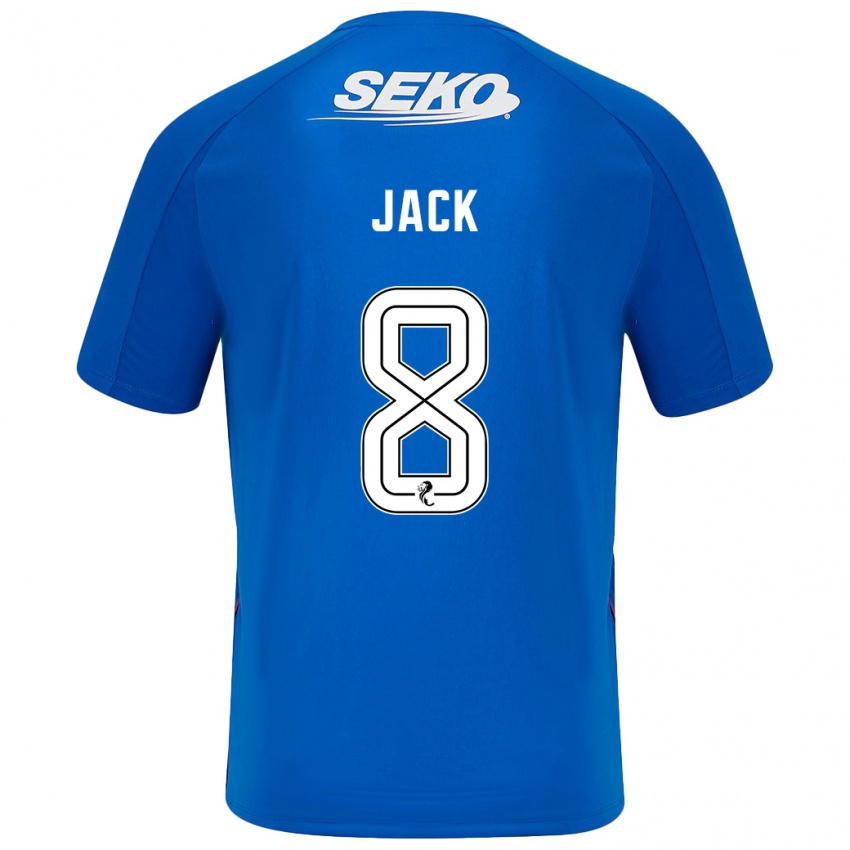 Kinder Ryan Jack #8 Dunkelblau Heimtrikot Trikot 2024/25 T-Shirt Österreich