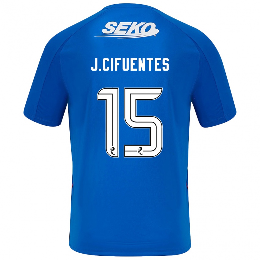 Kinder José Cifuentes #15 Dunkelblau Heimtrikot Trikot 2024/25 T-Shirt Österreich