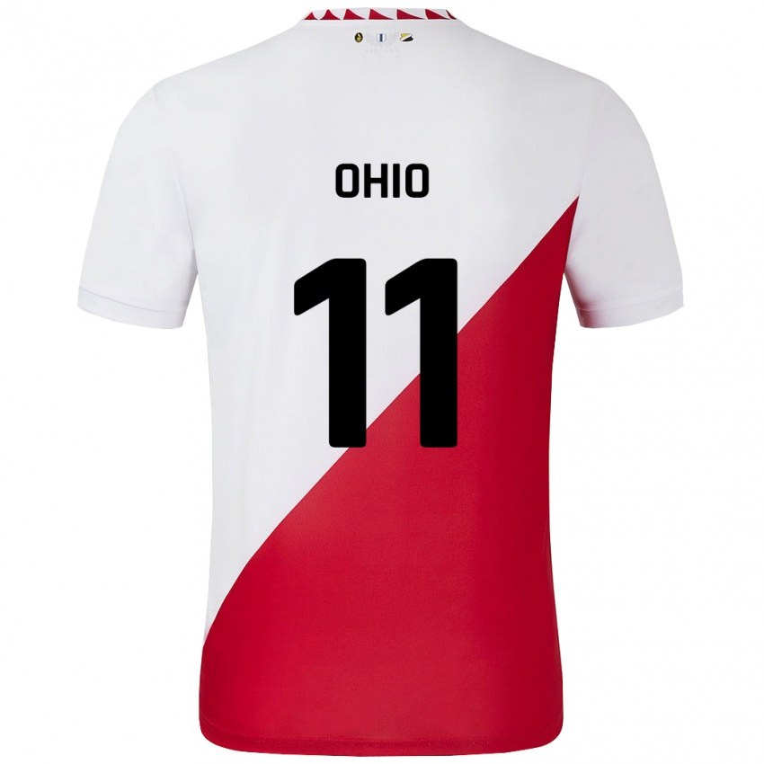 Kinder Noah Ohio #11 Weiß Rot Heimtrikot Trikot 2024/25 T-Shirt Österreich