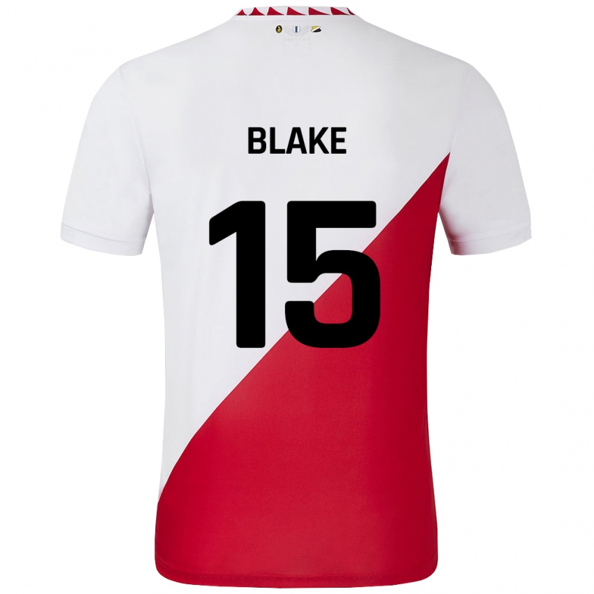 Kinder Adrian Blake #15 Weiß Rot Heimtrikot Trikot 2024/25 T-Shirt Österreich