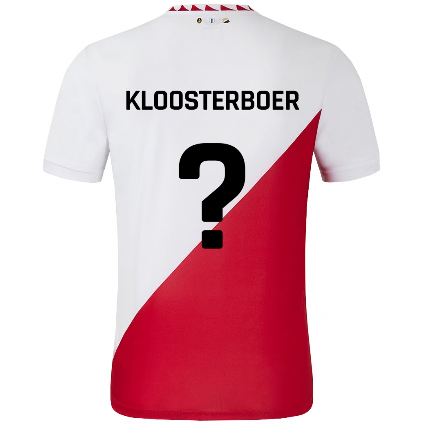 Kinder Per Kloosterboer #0 Weiß Rot Heimtrikot Trikot 2024/25 T-Shirt Österreich