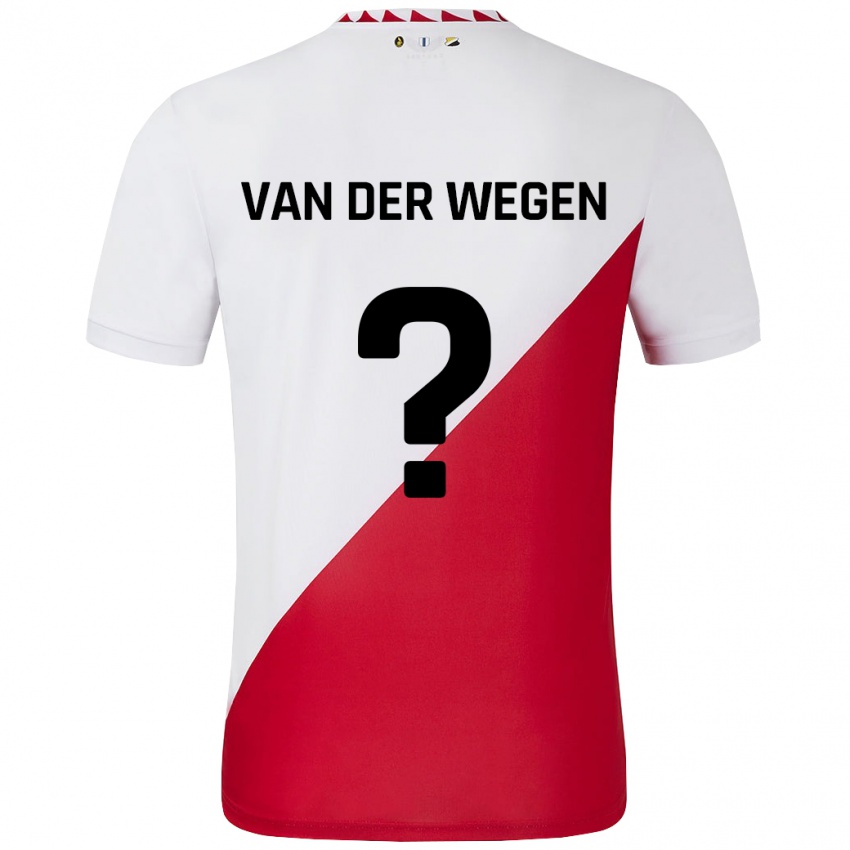 Kinder Sil Van Der Wegen #0 Weiß Rot Heimtrikot Trikot 2024/25 T-Shirt Österreich