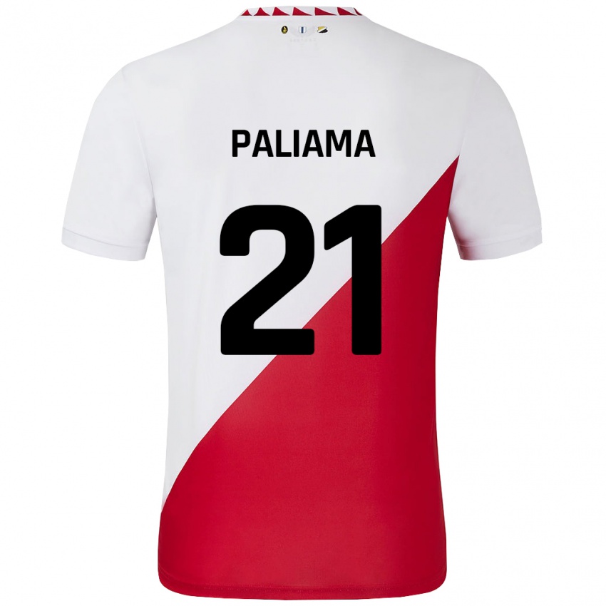 Kinder Joni Paliama #21 Weiß Rot Heimtrikot Trikot 2024/25 T-Shirt Österreich