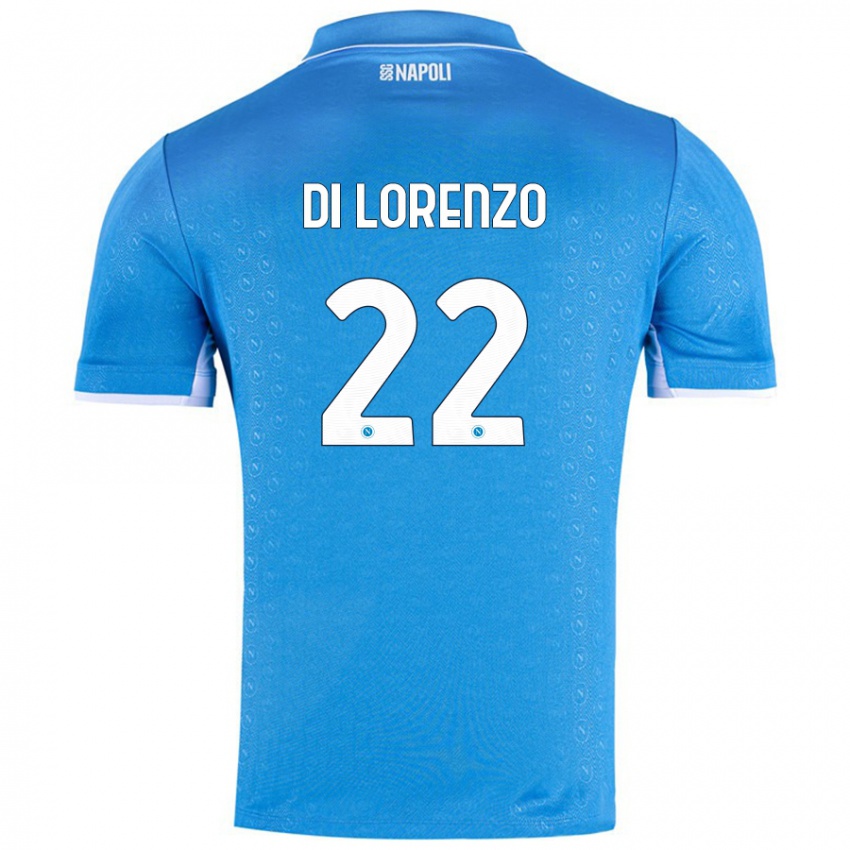 Kinder Giovanni Di Lorenzo #22 Himmelblau Heimtrikot Trikot 2024/25 T-Shirt Österreich