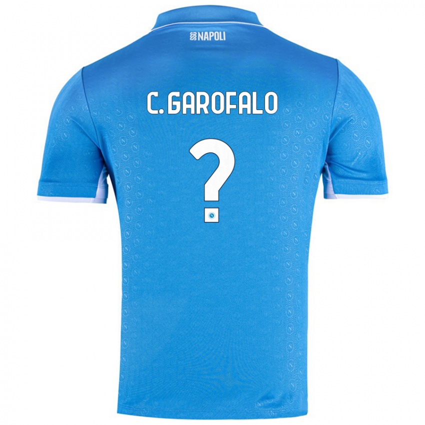 Kinder Christian Garofalo #0 Himmelblau Heimtrikot Trikot 2024/25 T-Shirt Österreich